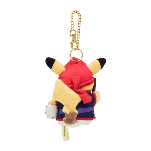 Plush Keychain Pikachu Hannari Tea Party Ver. Pokémon Center Kyoto Limited  - Meccha Japan