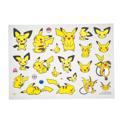 Sticker autocollant holographique - Pikachu - Pokemon - Stickers