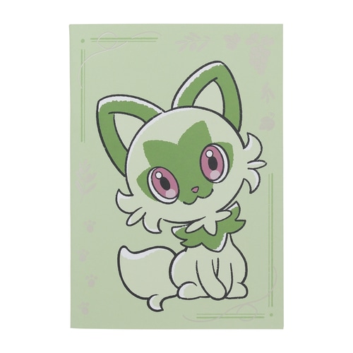 Pokemon Center 2022 Scarlet Violet A5 Size Notebook Sprigatito