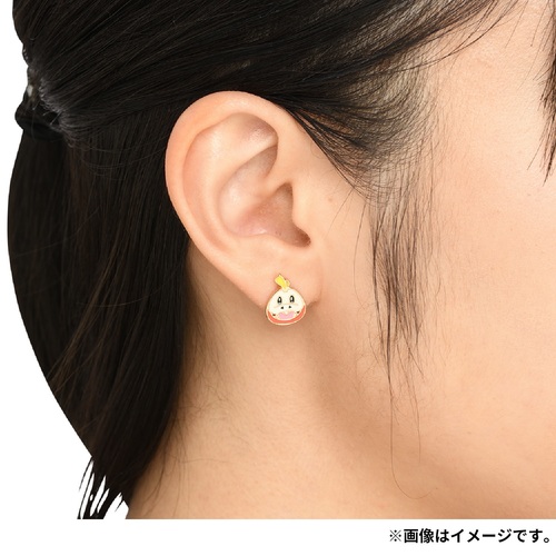 Pokemon Center 2023 Pokemon Face Earrings - Pierced Earrings ver. #21  Sprigatito 1 pc