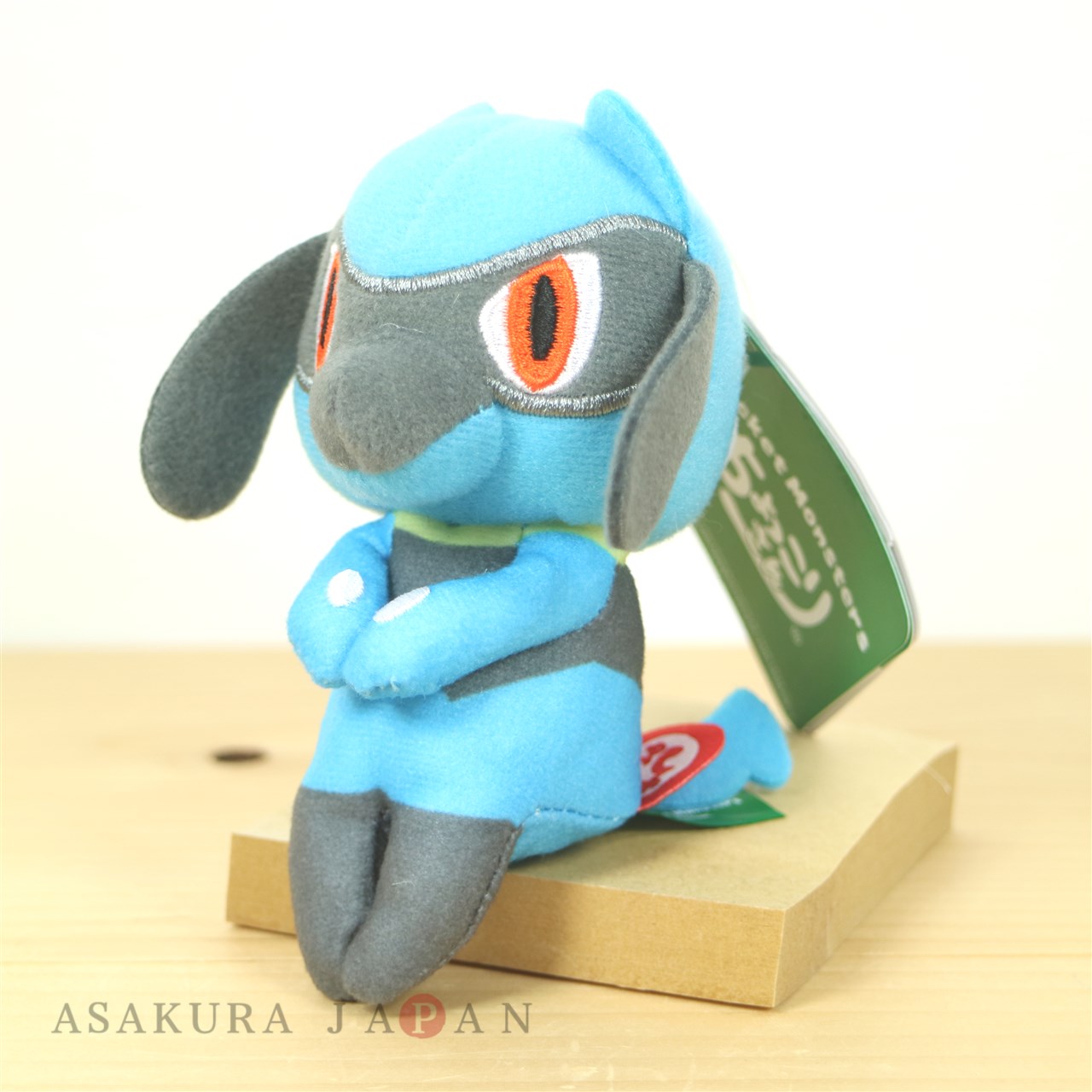 Takara Tomy Pokemon Chokkori Riolu weiche Plüschpuppe Japan 