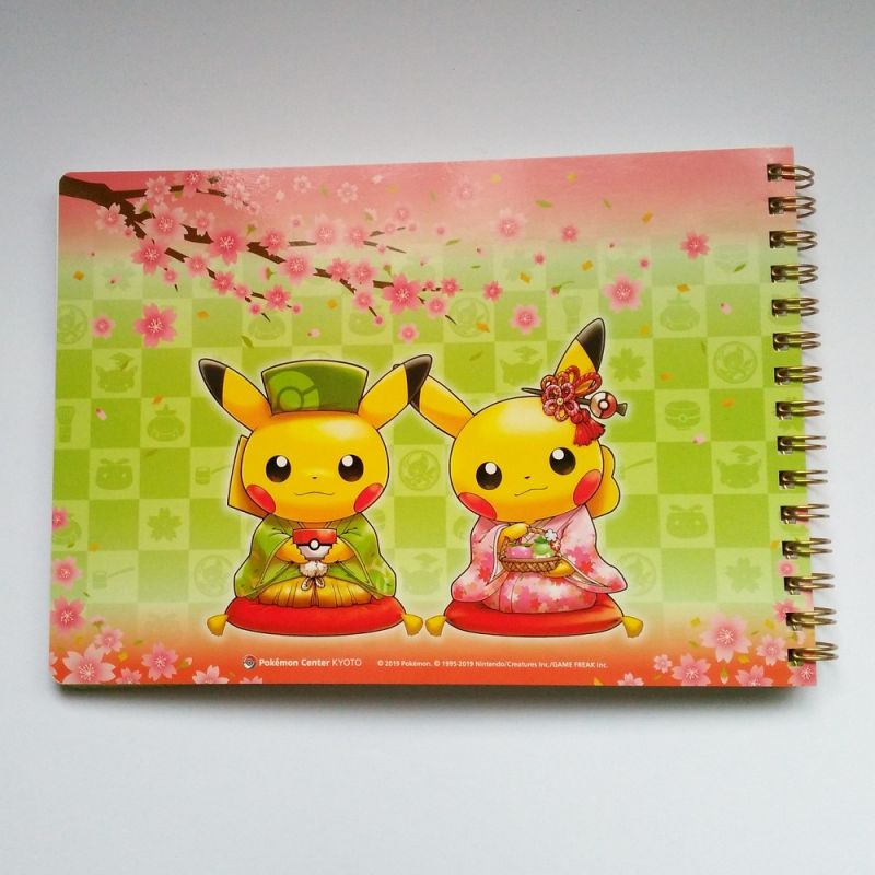 Pokemon Center Kyoto 2019 Renewal Open A5 Size Spiral Notebook